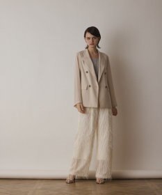 GRACE CONTINENTAL シアーテーラードジャケット