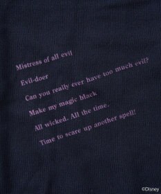 earth music&ecology Ｖｉｌｌａｉｎｓ　マレフィセント／ニットカーディガン