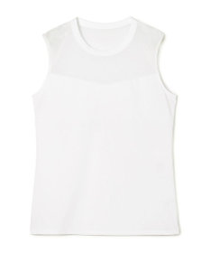 Chacott HandsomeCotton チュールノースリーブTシャツ