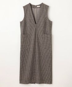 ANY ラメチェックジャガードワンピース