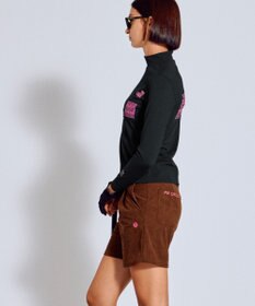 PW CIRCULUS 【吸水速乾 / UV遮蔽率99.5% UVカット / ストレッチ】【WOMEN】DELFT ロングスリーブモックT ゴルフウェア レディース