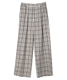 CRAFT STANDARD BOUTIQUE センタープレスチェックパンツ