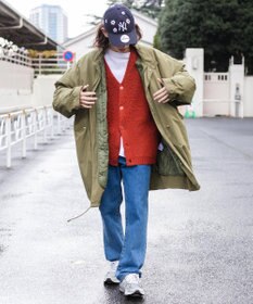 WEGO モヘアライクBIGカーディガン