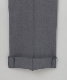 GOTAIRIKU ロングセラー【洗える/折り目加工/シワになりにくい/ウエストアジャスター】ウォッシャブル サマーウール100％パンツ_定番色(ノータック)25年モデル