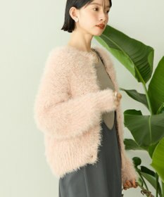 AMERICAN HOLIC シャギーニットクルーネックカーディガン