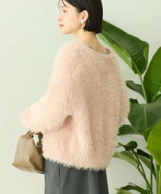 AMERICAN HOLIC シャギーニットクルーネックカーディガン