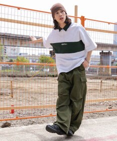 WEGO ワンポイントカラーブロックプルオーバー