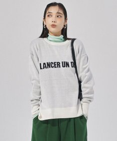 UNFILO スポンジニット ロゴジャガード