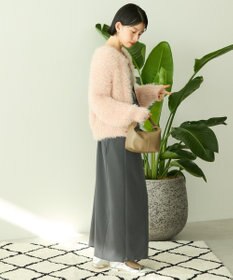 AMERICAN HOLIC シャギーニットクルーネックカーディガン