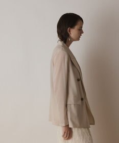 GRACE CONTINENTAL シアーテーラードジャケット