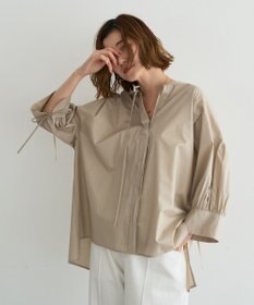 YECCA VECCA 【ORGABITS】5分袖スキッパーシャツ