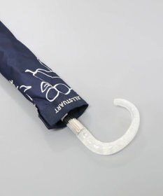 AURORA JILL STUART（ジル スチュアート） マーカーペインティングフルーツプリント晴雨兼用傘（トップフラット・折りたたみ）