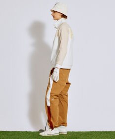 PW CIRCULUS 今が旬トップス！【ドライな肌触り / UV遮蔽率98.9% UVカット / ストレッチ】【MEN】ワッフルハーフジップトップス  ゴルフ