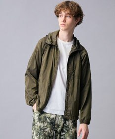 JOSEPH ABBOUD MOUNTAIN 【軽量/ECO撥水/ポケッタブル】ヴィンテージナイロンシャンブレーパーカー