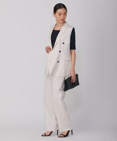 ICB L 【新色追加・洗える】シンセティックハイゲージ 5分袖リブニット