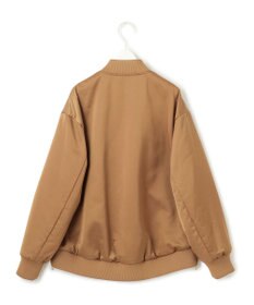 ICB 【洗える】 マットサテン MA-1ブルゾン