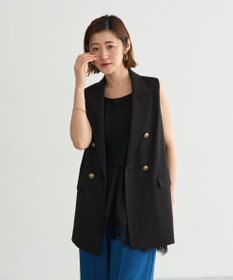 YECCA VECCA 2wayアシメデザインノースリーブブラウス