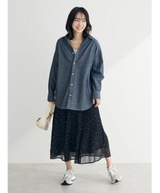 Green Parks シフォンプリーツスカート