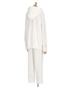 une nana cool 【綿混】あくびのお嬢さんの裏毛フーディーパジャマ