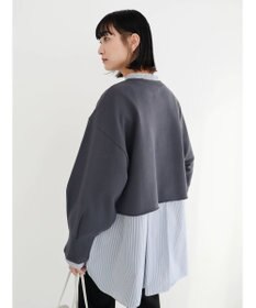 Green Parks クロップド丈ロゴプルオーバー