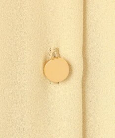 BEIGE， 【洗える】STOW / フリルタイブラウス