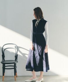 YECCA VECCA ビットプリントプリーツスカーフ