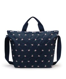 LeSportsac DELUXE EASY CARRY TOTE/ピンクローズエンブロイダリー