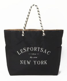 LeSportsac LARGE 2 WAY TOTE/ジェットブラック/プロビンシャル