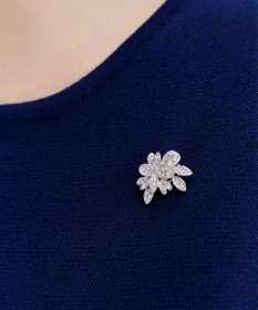 Tiaclasse ダイヤモンドカットブローチシリーズ