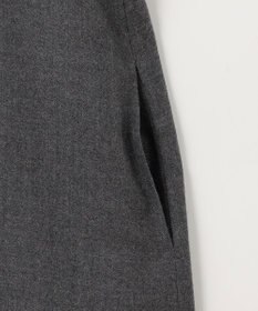 自由区 ウールジョーゼットシャツ ワンピース