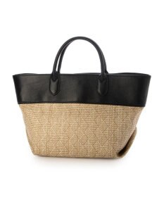 UNBILLION ペルケ perche / 雑材風×牛革付属トートバッグ