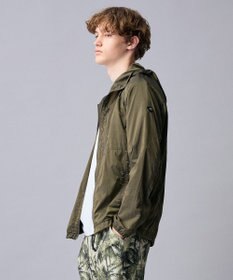 JOSEPH ABBOUD MOUNTAIN 【軽量/ECO撥水/ポケッタブル】ヴィンテージナイロンシャンブレーパーカー