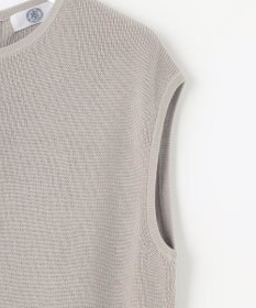 J.PRESS LADIES L 【洗える】コットンアセテート畦 ニットベスト