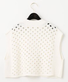 GRACE CONTINENTAL スラッシュニットトップ