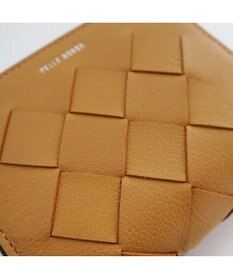 PELLE BORSA メッシュL字ファスナーミニ財布 Chrono Weave クロノウィーブ 5842