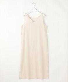 自由区 L ハーバリウムフラワープリントVネック ワンピース