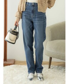 earth music&ecology テーパードデニムパンツ