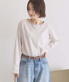 AMERICAN HOLIC シアーカラーボーダープルオーバー