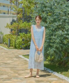 OP／FILA 【Ocean Pacific】SUIday/2WAYパネルレースワンピース
