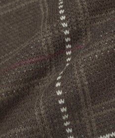 earth music&ecology チェックジャガードニットプルオーバー