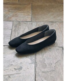 AMERICAN HOLIC 【整履き】スクエアトゥスェードフラットシューズ