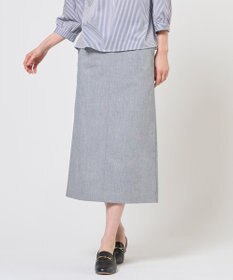 J.PRESS LADIES S TCリネン ドライツイル ナロー スカート