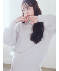 earth music&ecology ミニシャギープルオーバー