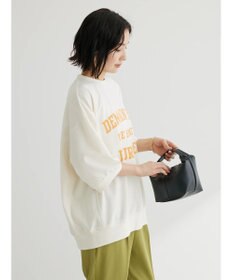 Green Parks ７分袖ロゴ裏毛プルオーバー