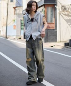 WEGO ノースリZIPパーカー