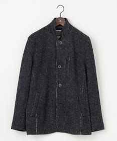 JOSEPH ABBOUD 【キングサイズ・洗える】ツィーディーフリース ブルゾン