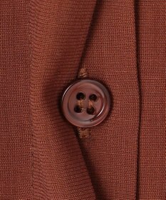 ICB 【洗える】T/Rドライリネン クロップドシャツ