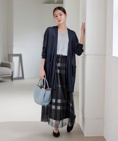 Tiaclasse L 【洗える】ビジュー付きフレンチニット