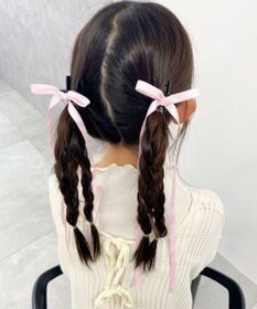 WEGO L2Pカラーロングリボンクリップ