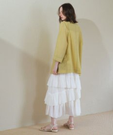 YECCA VECCA アシメラッフルスカート